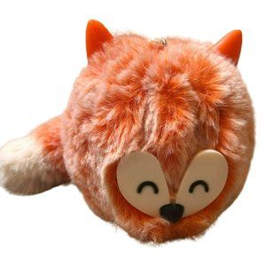 Bath & Body Works Hand Sanitizer Holder Fox Pom Purse Hook